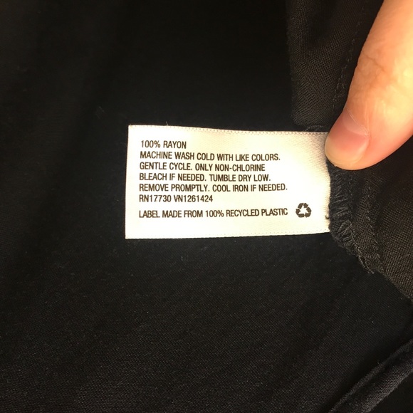 MOSSIMO Black 3/4 Sleeve Romper - Picture 6 of 6